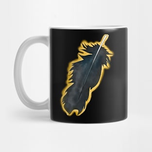 Black Feather Mug